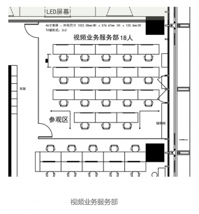 辦公室開放區域裝修設計平面圖,辦公室裝修案例平面圖