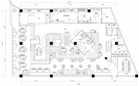 茶餐廳空間設計布局圖,茶餐廳空間設計布局