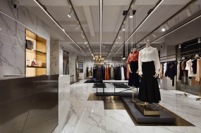 服裝店空間設計實景圖,服裝店空間設計實景