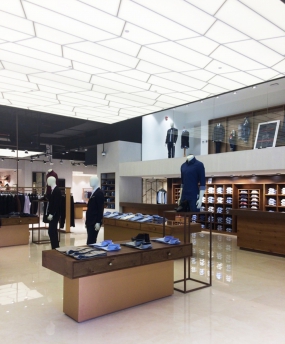 服裝店空間設計實景圖, 服裝店設計效果圖