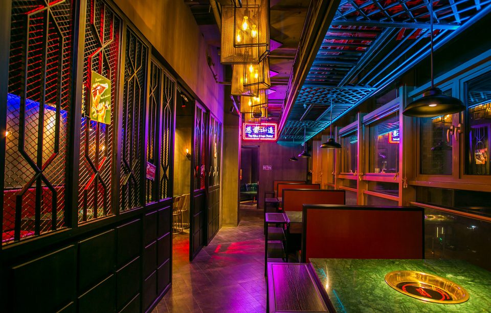 火鍋店裝飾實景圖,火鍋店裝飾效果圖