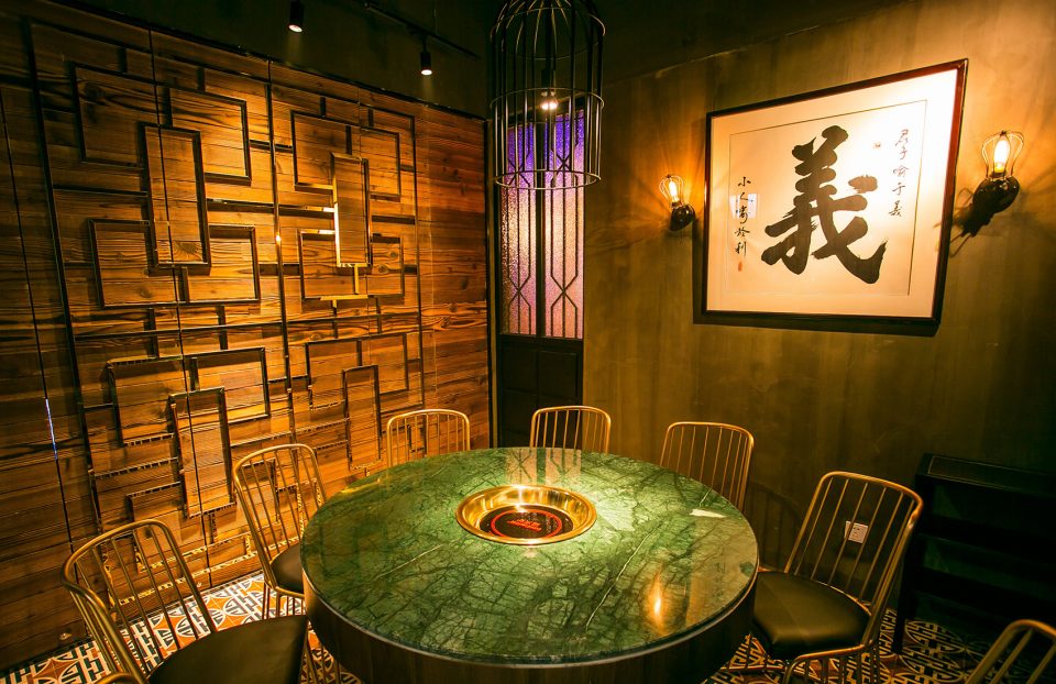 火鍋店裝修設計實景圖,火鍋店裝修設計實景圖
