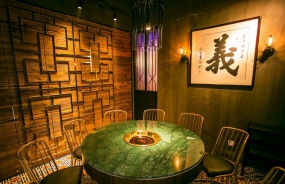 火鍋店裝修設計實景圖,火鍋店裝修設計實景圖