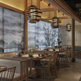 飯店裝修設計案例圖,飯店裝修設計實景圖