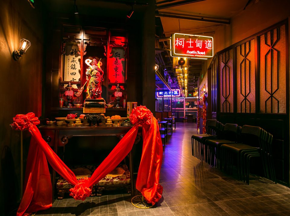 火鍋店空間設計實景圖,火鍋店空間設計效果圖