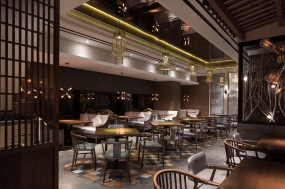 中餐廳裝修效果圖,飯店空間設計圖片