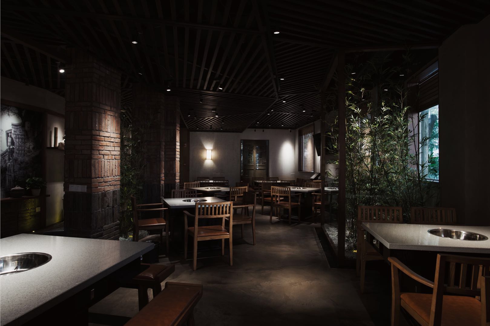火鍋店裝飾實景圖,火鍋店裝飾案例圖