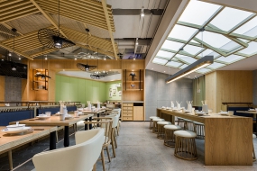 串串店設計布局圖,串串店裝飾效果圖