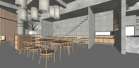 串串店空間設計布局圖,串串店空間設計案例圖