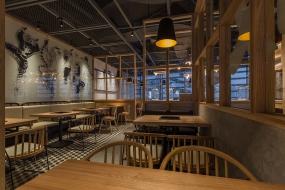 快餐店裝修設計圖片,快餐店裝修設計實景圖