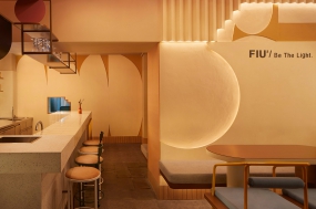 奶茶店裝修設(shè)計實景圖,奶茶店裝修設(shè)計案例圖