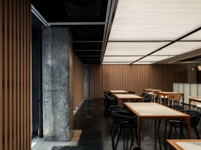 茶餐廳空間設計案例圖,茶餐廳裝修設計效果圖
