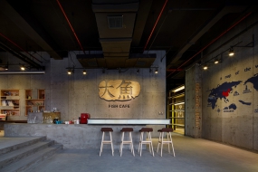 辦公室前臺吧臺設計效果圖,辦公室前臺設計效果圖