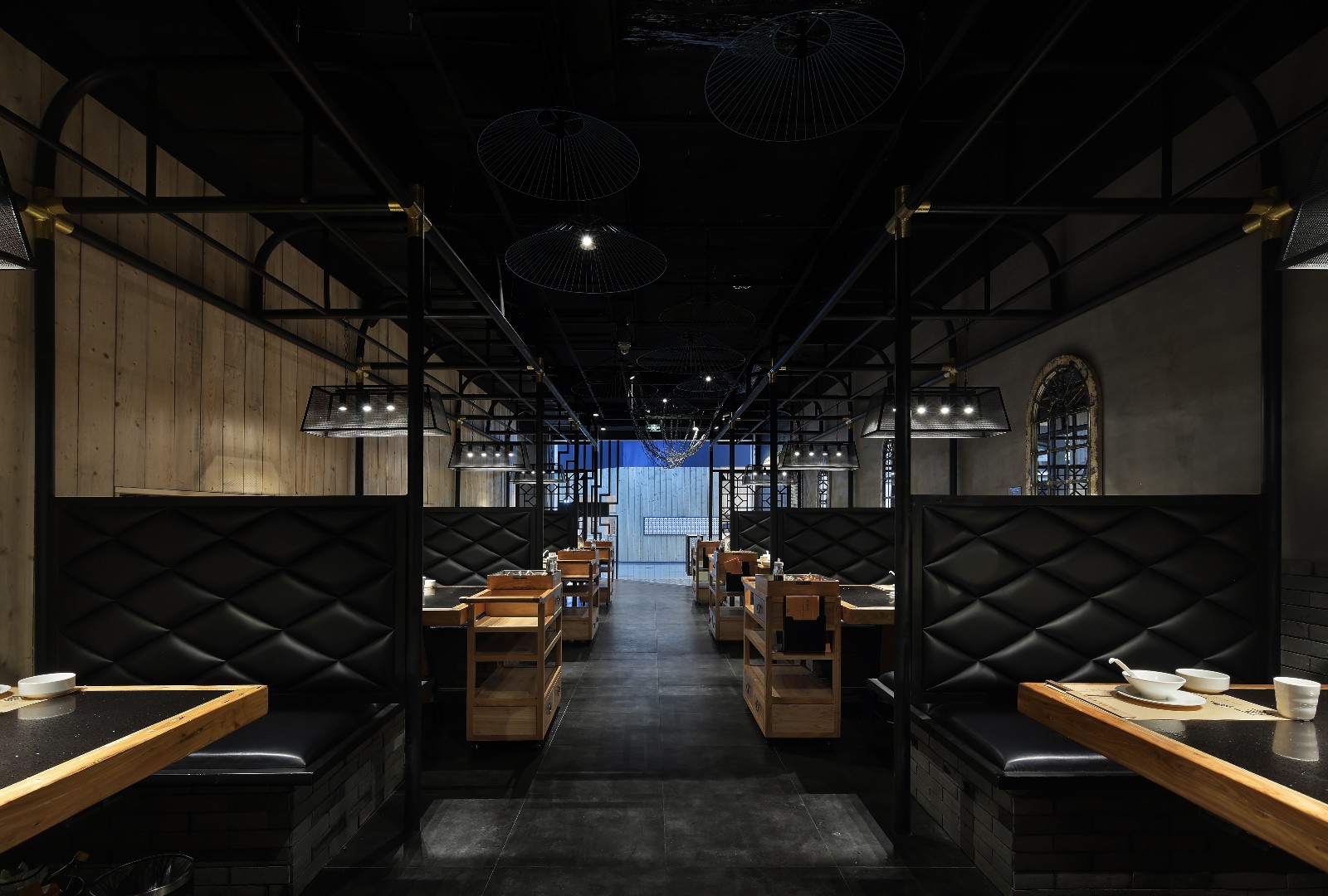 火鍋店裝修設計案例圖,火鍋店裝修設計布局圖