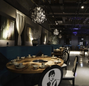 火鍋店裝飾效果圖, 火鍋店裝飾實景圖