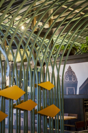 火鍋店店面空間設計實景圖,火鍋店店面空間設計圖片