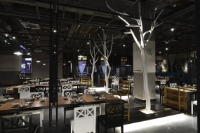 火鍋店空間設計實景圖,火鍋店空間設計圖片