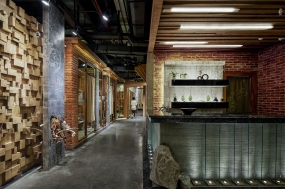 火鍋店裝修設計實景圖,火鍋店裝修設計圖片