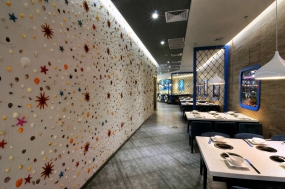 火鍋店店面裝修設計實景圖,火鍋店店面裝飾效果圖
