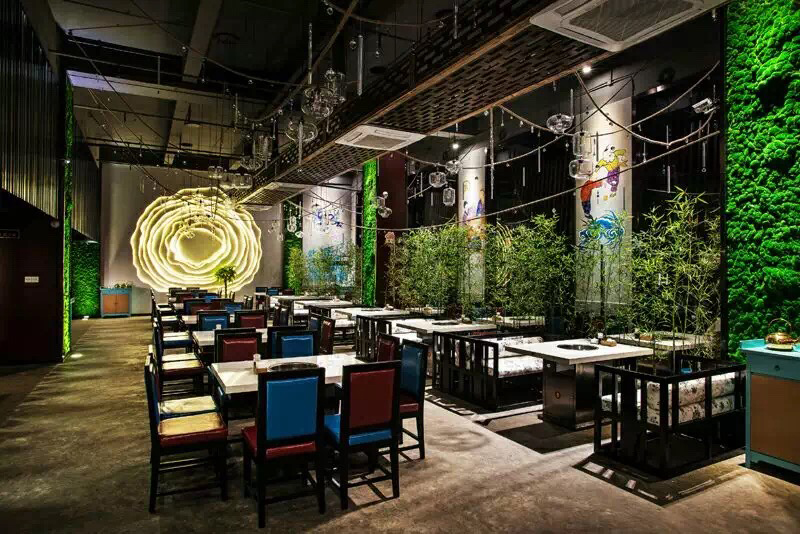  火鍋店設計圖片,火鍋店裝修設計效果圖