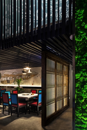 火鍋店店面裝修設(shè)計(jì)實(shí)景圖,火鍋店店面裝修設(shè)計(jì)圖片