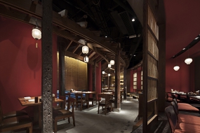 簡約飯店設計效果圖,簡約飯店設計案例