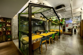 快餐店設計實景圖,快餐店設計圖片