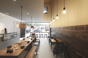 快餐店裝飾布局圖,餐館設計圖