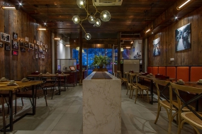 簡約快餐店空間設計案例,簡約快餐店空間設計圖片