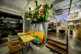 快餐店裝修設計布局圖,快餐店裝修設計實景圖