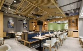 串串店設計效果圖,串串店設計案例