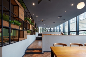  牛排餐廳裝修設計實景圖,餐廳裝修設計實景圖