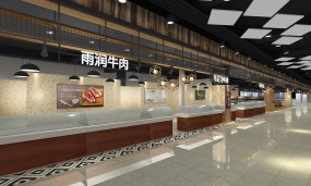 大型購物超市空間設計案例圖,購物超市設計案例圖