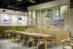 日式快餐店設計案例,日式快餐店設計圖片
