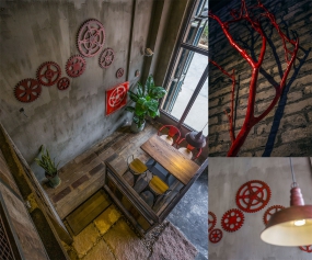 快餐店空間設計案例,快餐店空間設計圖片