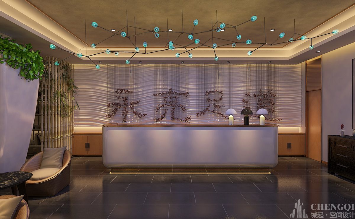 足浴館裝修設計實景圖,足浴館裝修設計案例圖