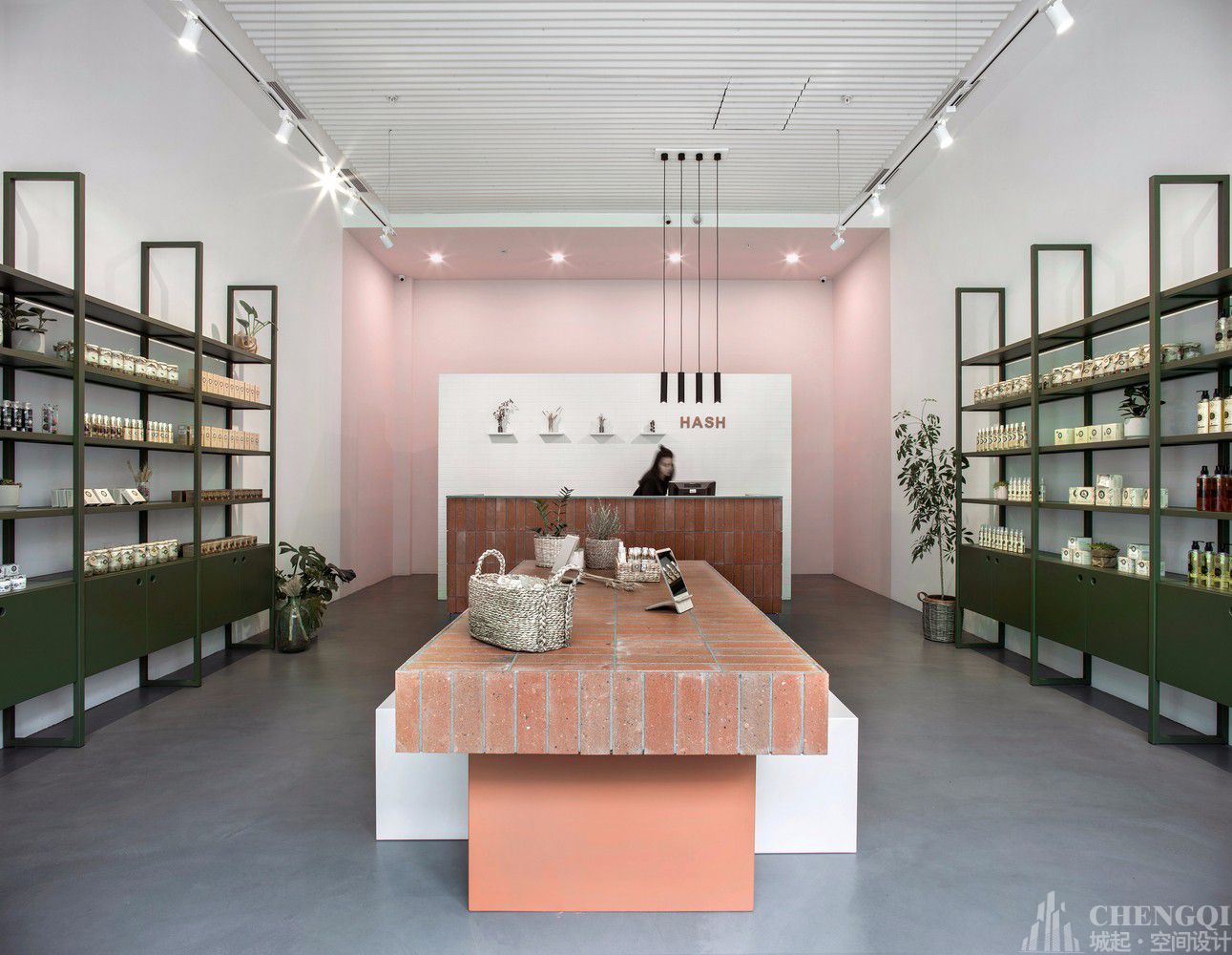 護膚品店裝修圖片,護膚品店裝修案例圖