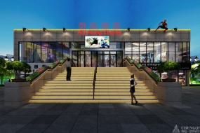 電影院空間設計效果圖,電影院空間設計布局圖