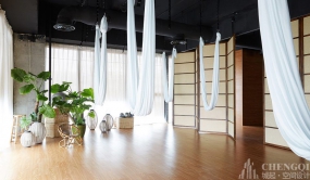 瑜伽養生館裝修布局圖,瑜伽養生館裝飾圖片