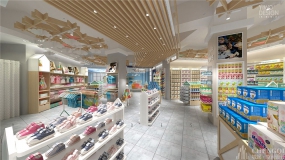 孕嬰店空間設計實景圖,孕嬰店空間設計布局圖
