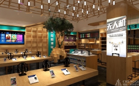 智能數碼店空間設計實景圖,智能數碼店空間設計布局圖
