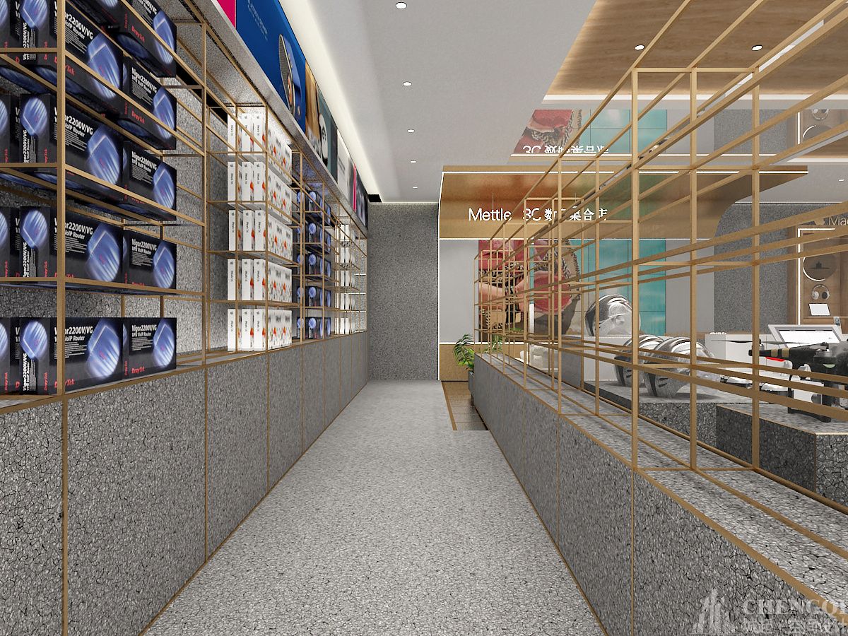 數碼店裝飾布局圖, 數碼店裝飾實景圖