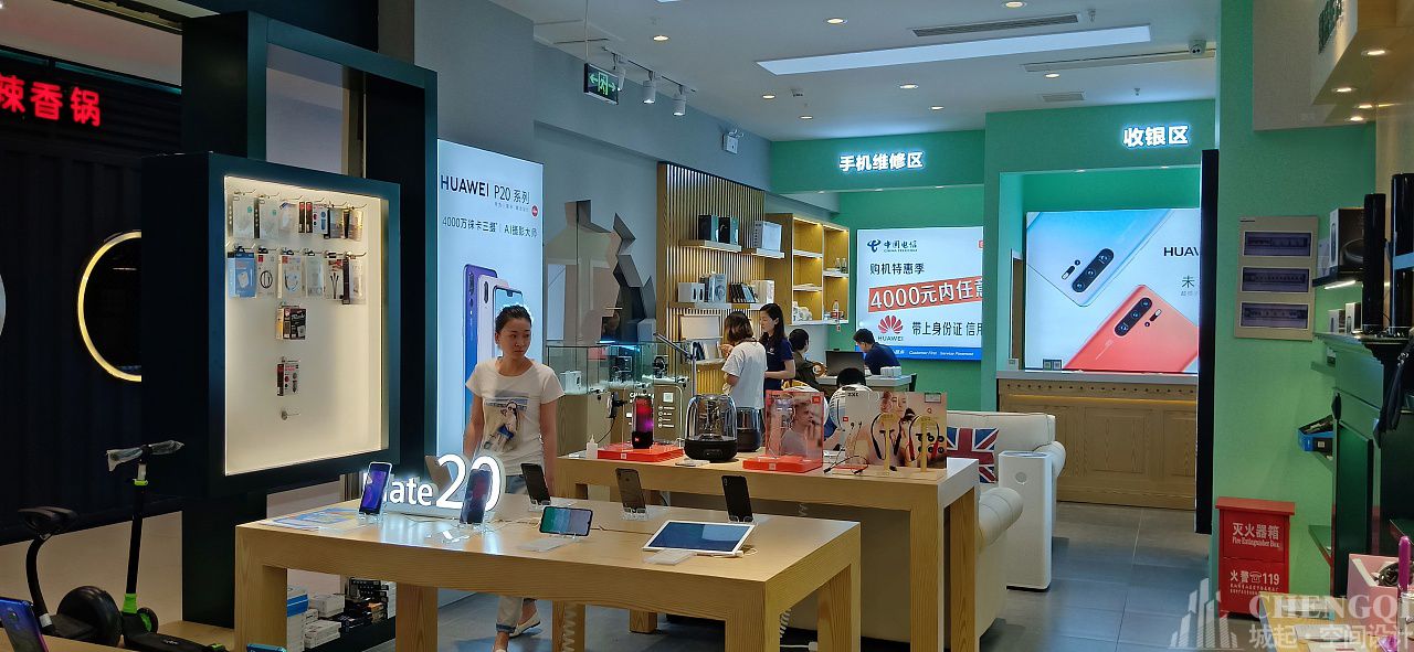 手機店裝飾圖片,手機店裝飾實景圖