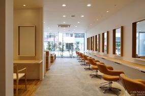 理發店裝修設計布局圖,理發店裝飾圖片