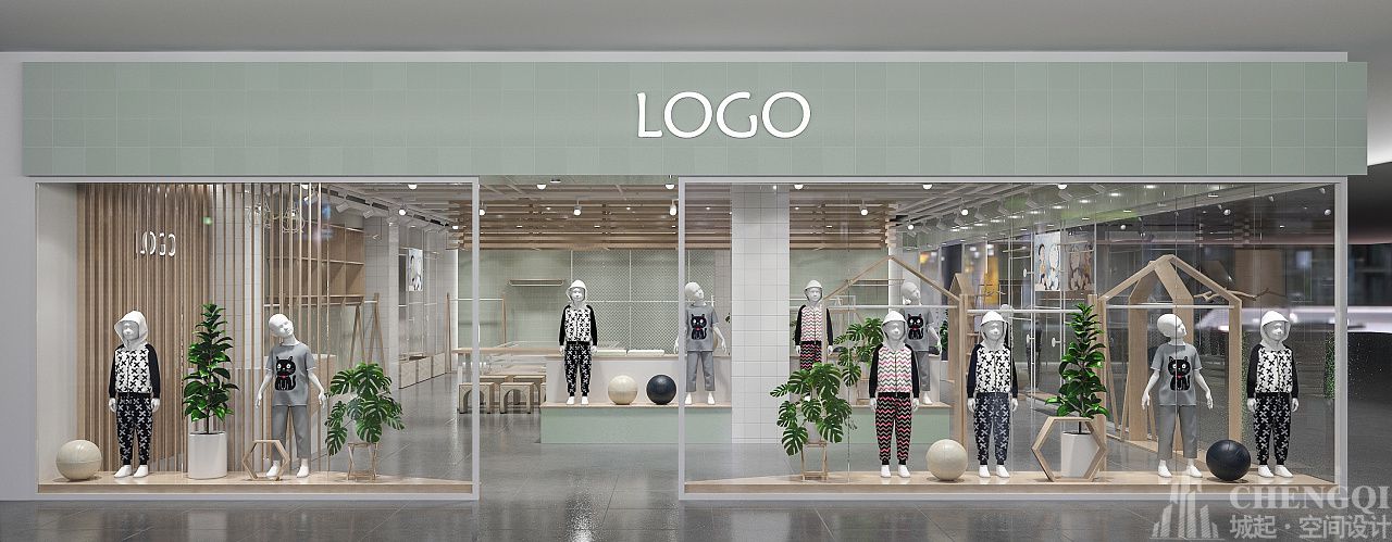 兒童生活用品空間設計布局圖,兒童生活用品裝飾平面圖