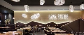 牛排店裝修設計布局圖,牛排店裝修設計案例圖