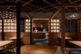 自助餐廳裝修設計實景圖,自助餐廳裝修設計布局圖