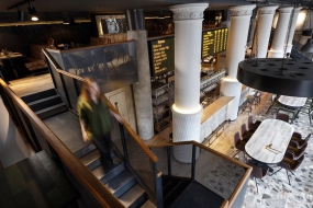 牛排店空間設計布局圖,牛排店空間設計案例圖