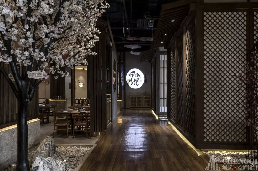 料理店空間設計效果圖,料理店裝飾圖片