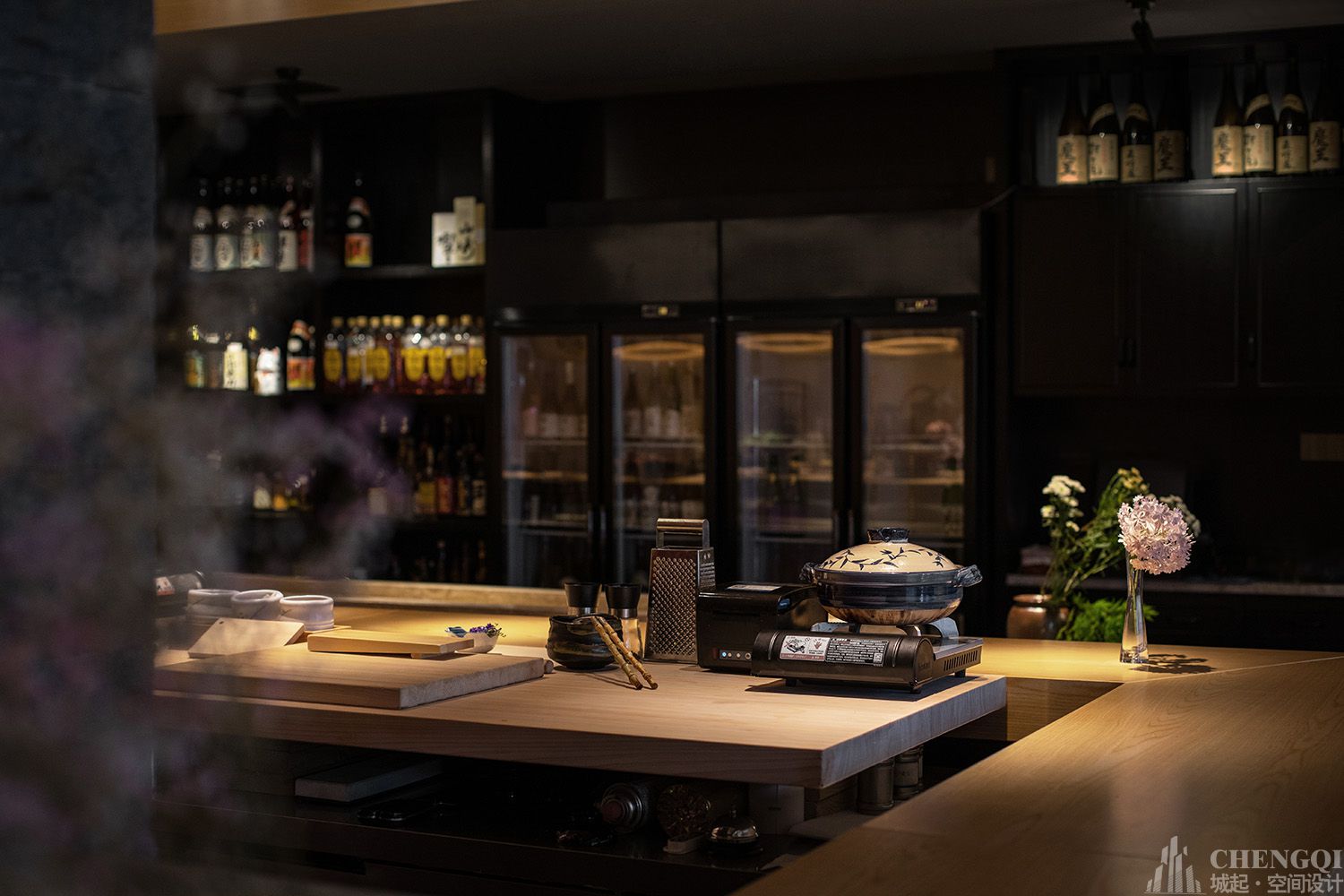 料理店裝飾實景圖,料理店裝飾布局圖